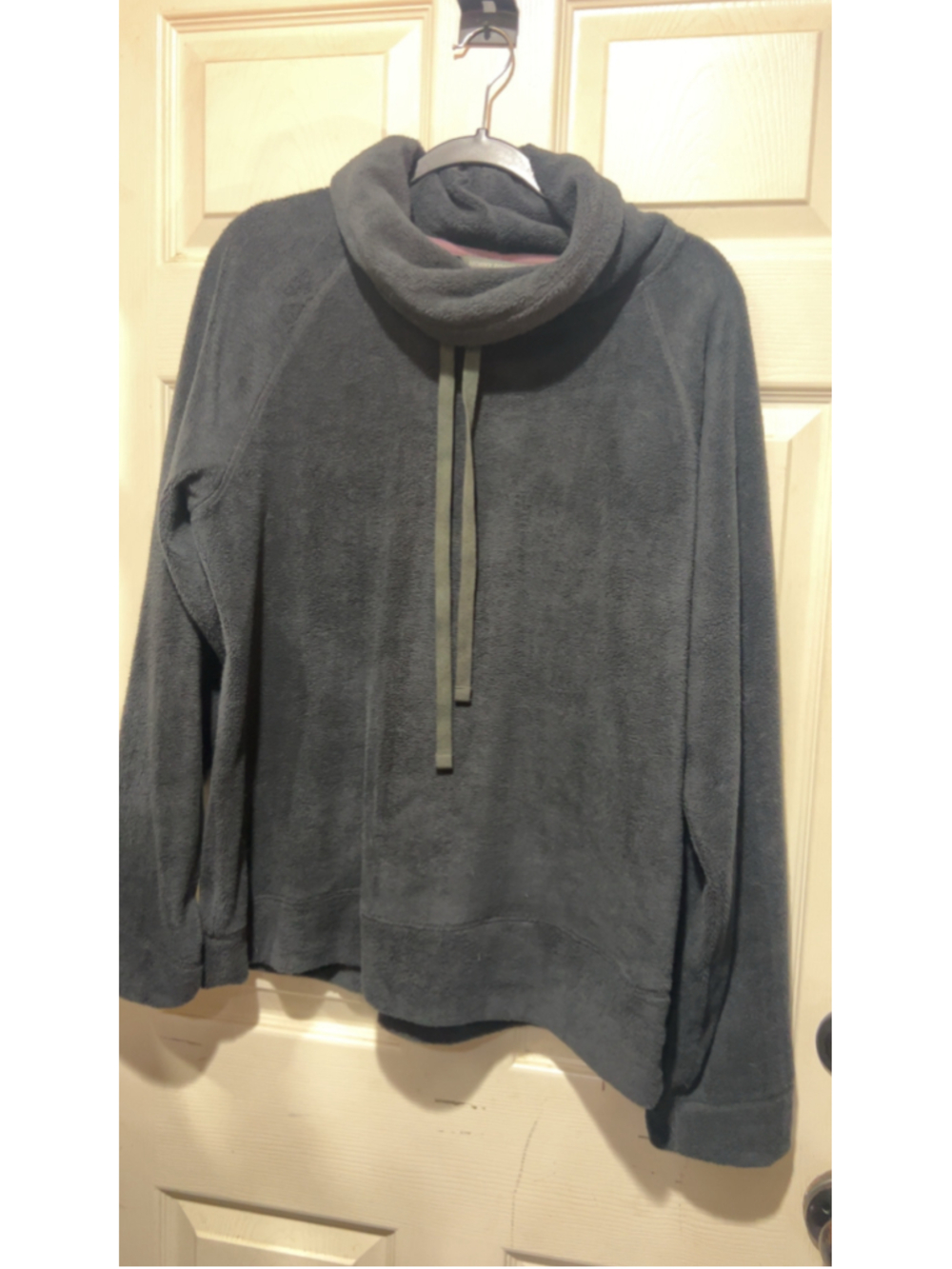 Women's Horny Toad Fleece Cowl Neck Sweatshirt Grey XL